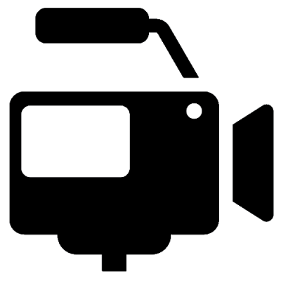 Icono de cámara de cine